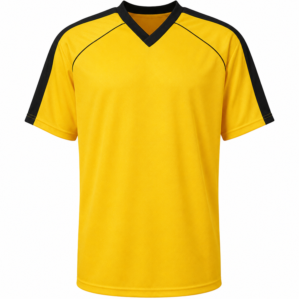 Camisa Arezzo Tam: Ginf, P, M, G e GG — Amarelo x Preto