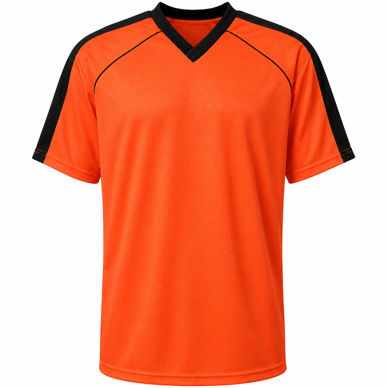 Camisa Arezzo Tam: Ginf, P, M, G e GG — Laranja x Preto