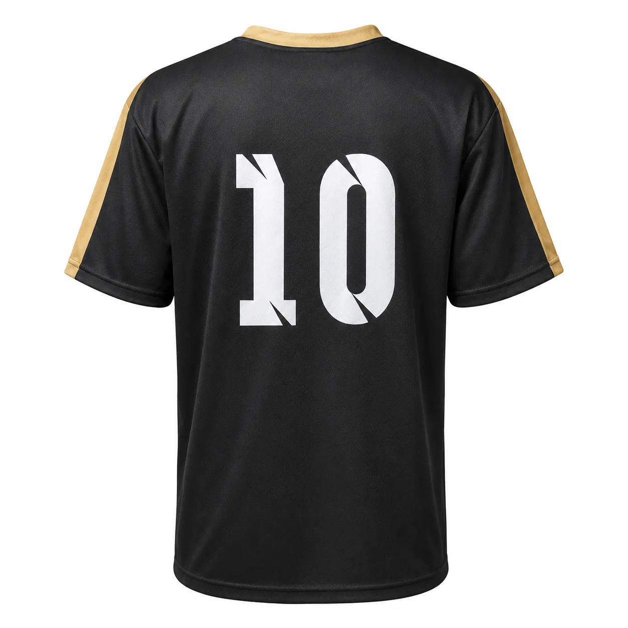 Camisa Arezzo Tam: Ginf, P, M, G e GG — Preto x Dourado