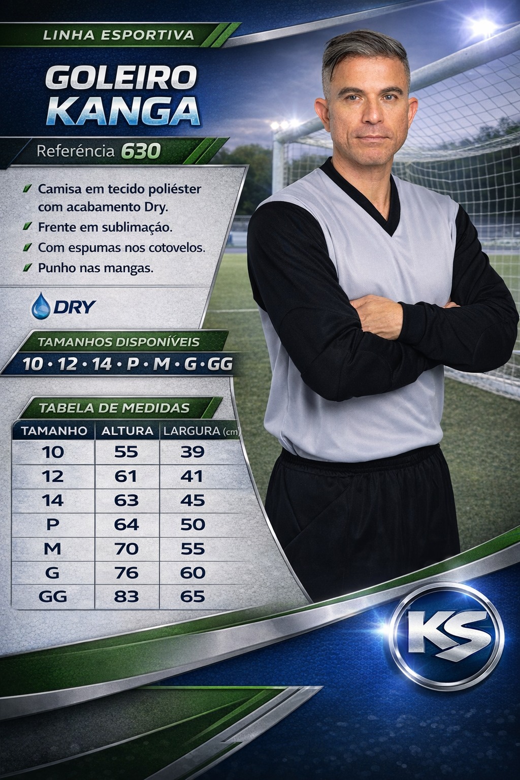 Camisa de Goleiro Kanga