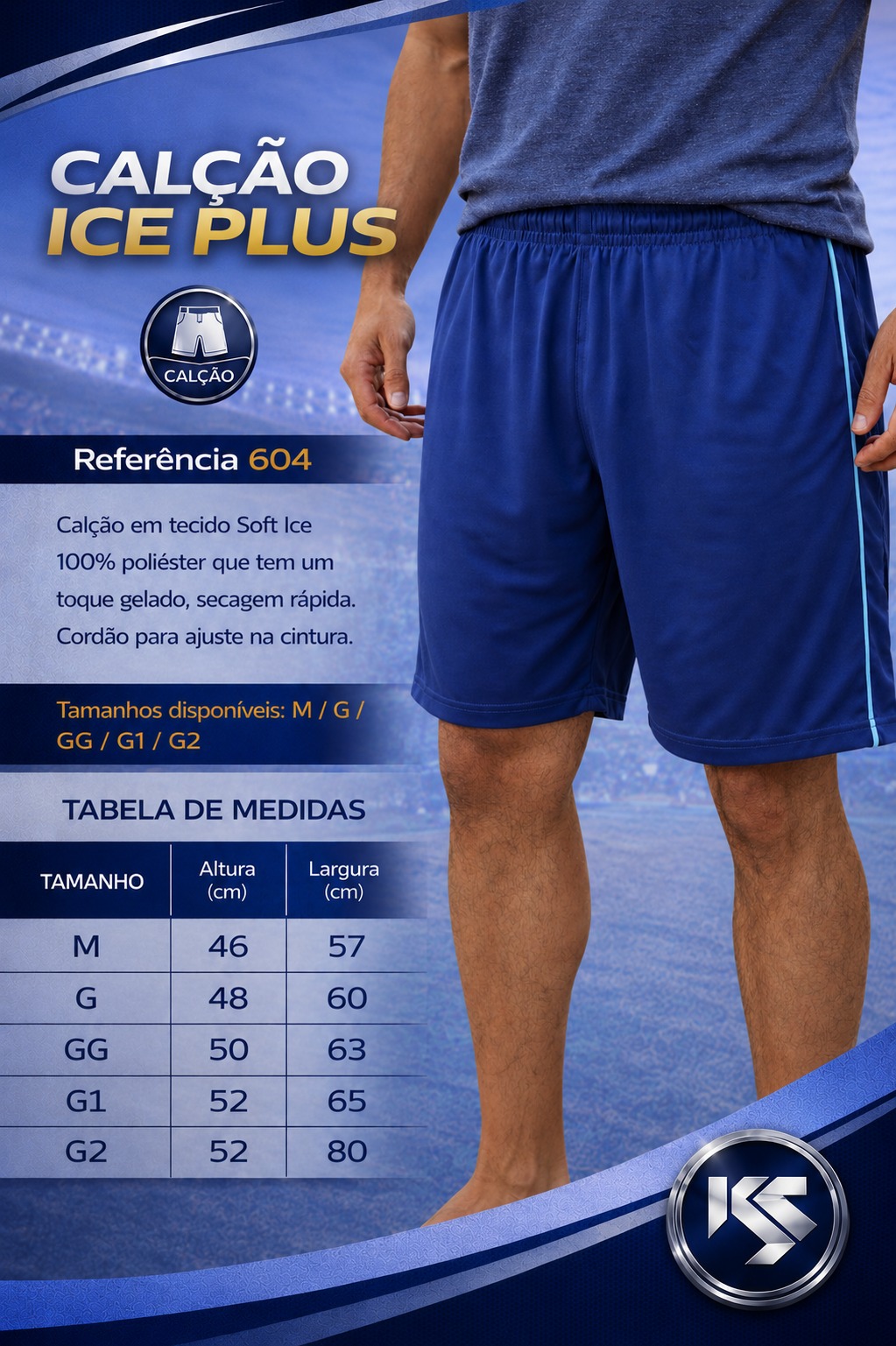 Calção Ice Plus