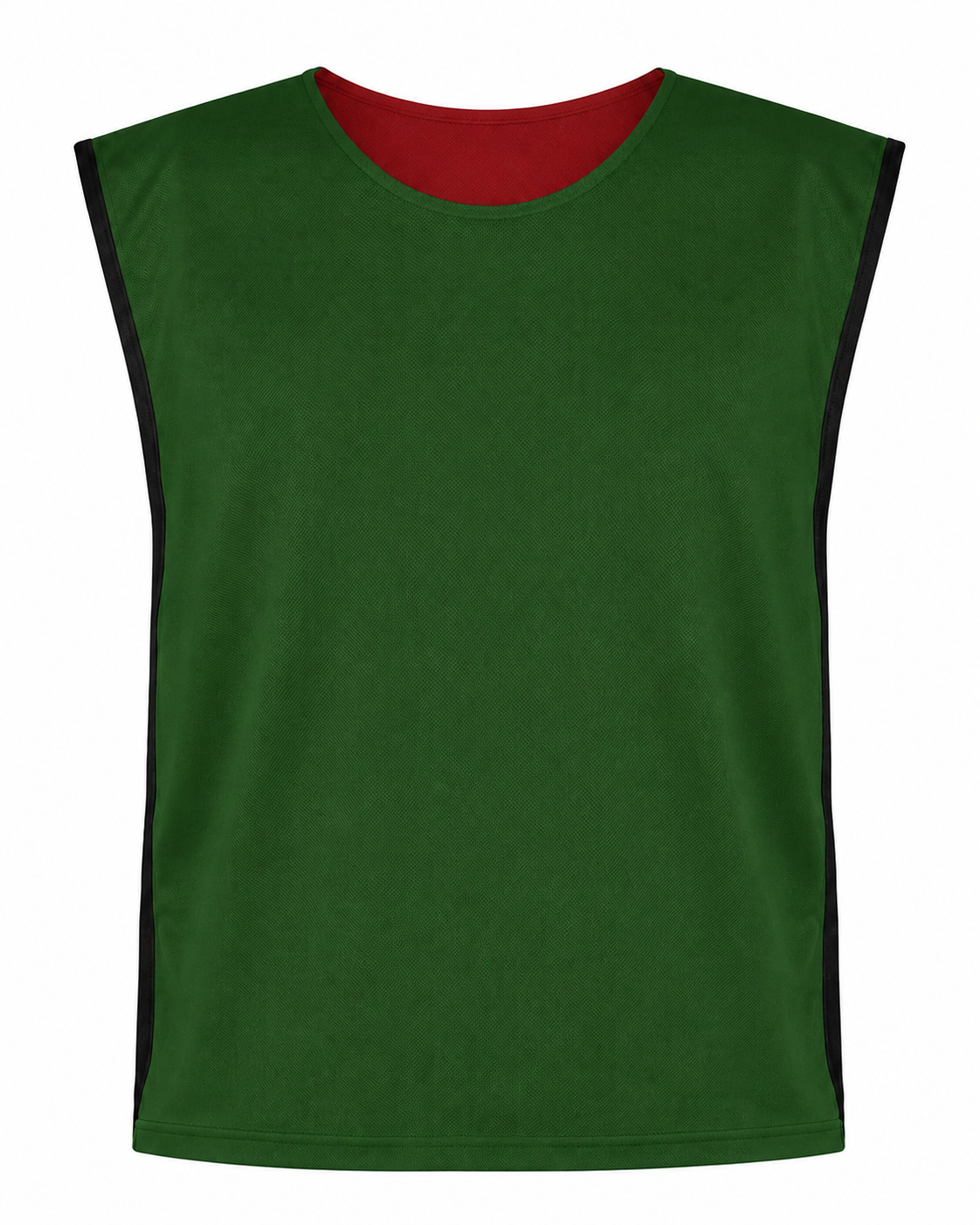 Colete Duplaface — Verde x Vermelho