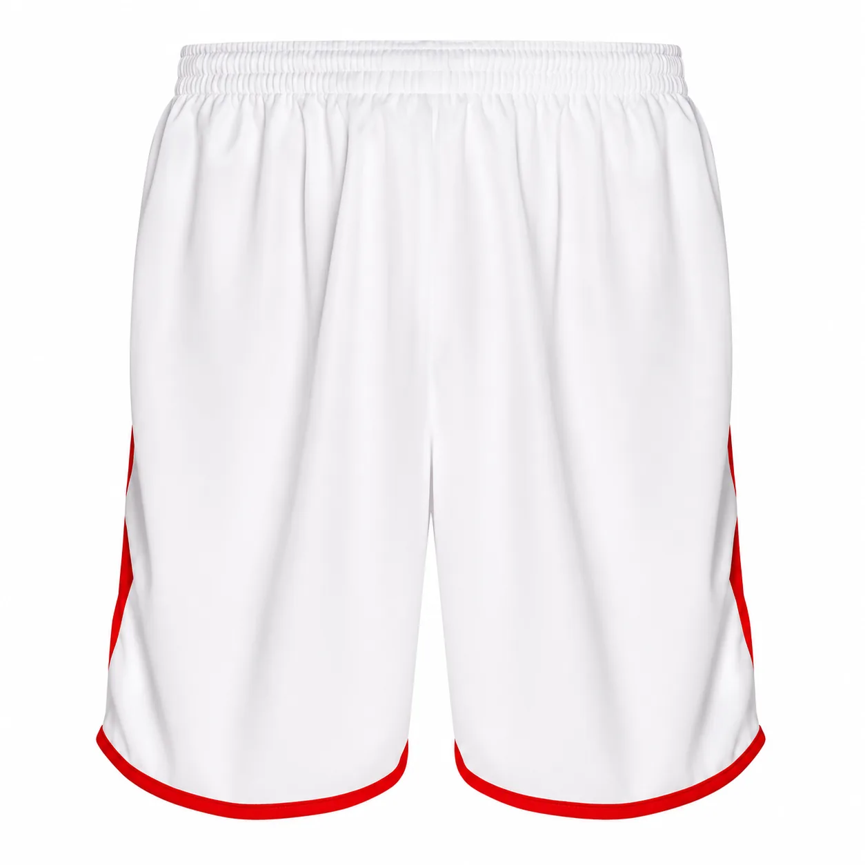 Calção Lotus — Branco x Vermelho