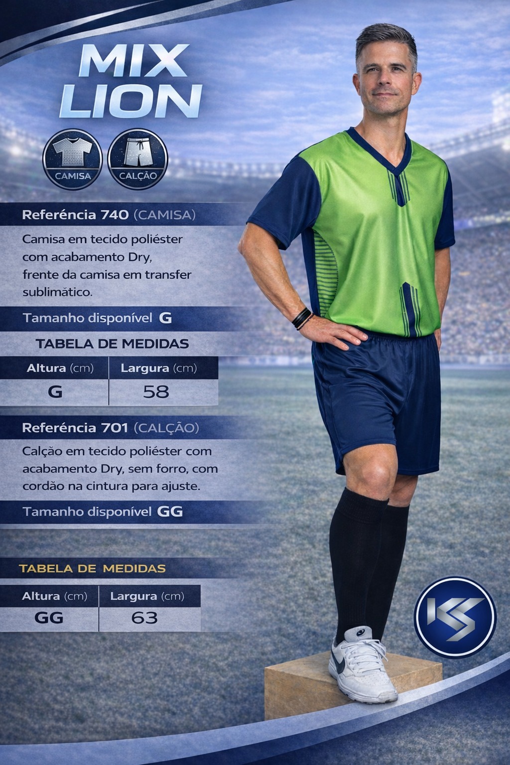 Camisa Lyon tam: G